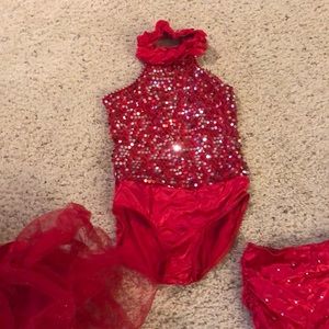 Sequined dance costume